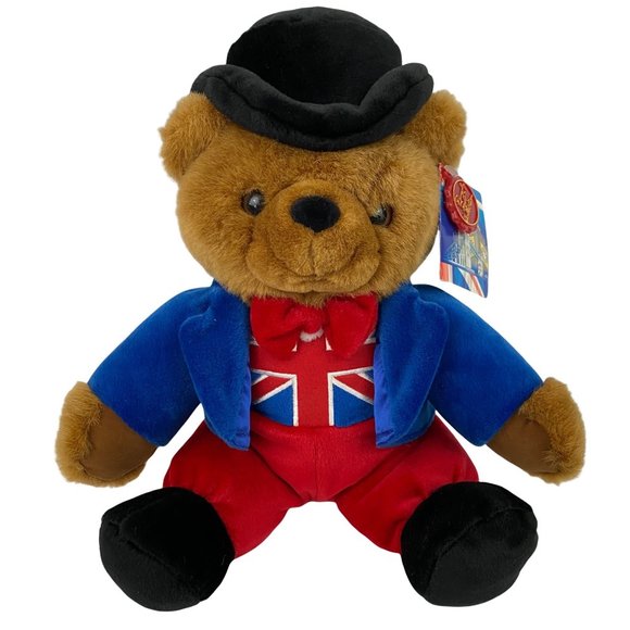 Keel Toys Simply Soft Collection London Bear Plush - Picture 1 of 10